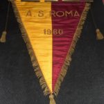 AS ROMA: Embroidered pennant issued in 1960