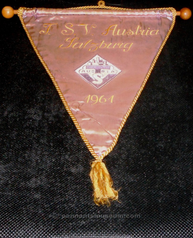 Embroidered pennant issued in 1961