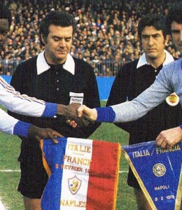 Italia - Francia 8 febbraio 1978