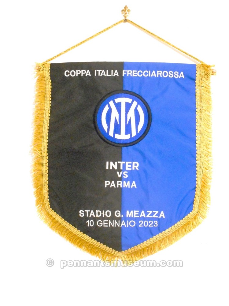 Coppa Italia: Gagliardetto incontro Inter - Parma Coppa Italia 2022-2023