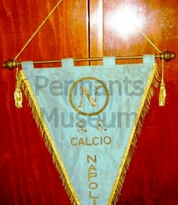 Embroidered pennant in use in the 60s