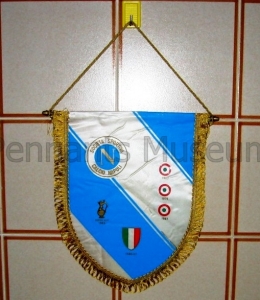 Printed pennant with club honuors in use in the late 80s