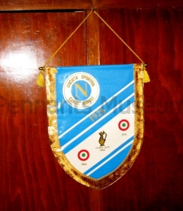 Printed pennant with club honours in use in the 80s