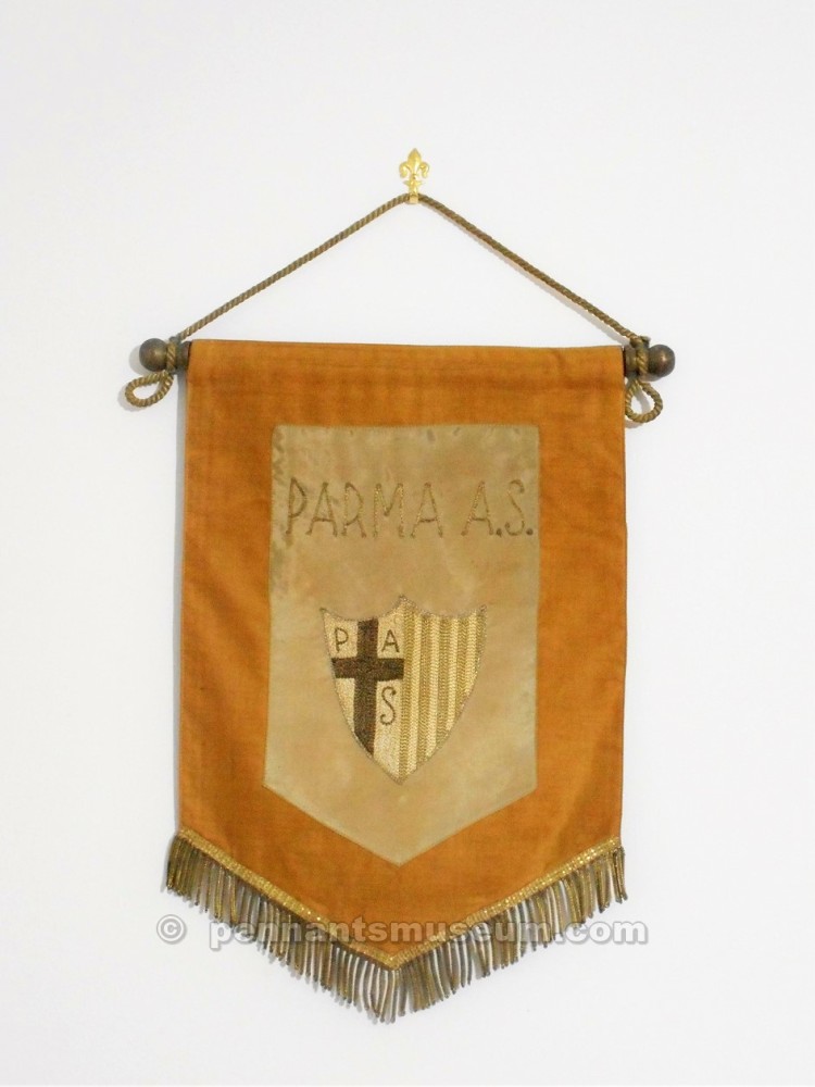 Embroidered pennant in use in the 50s
