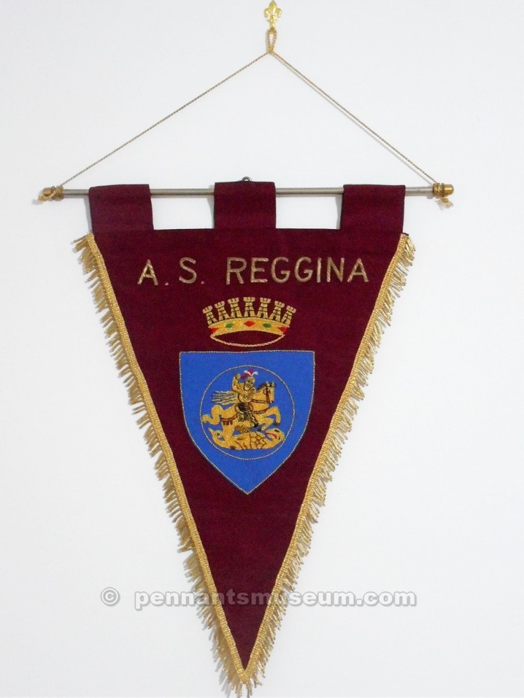Embroidered pennant in use in the 70s