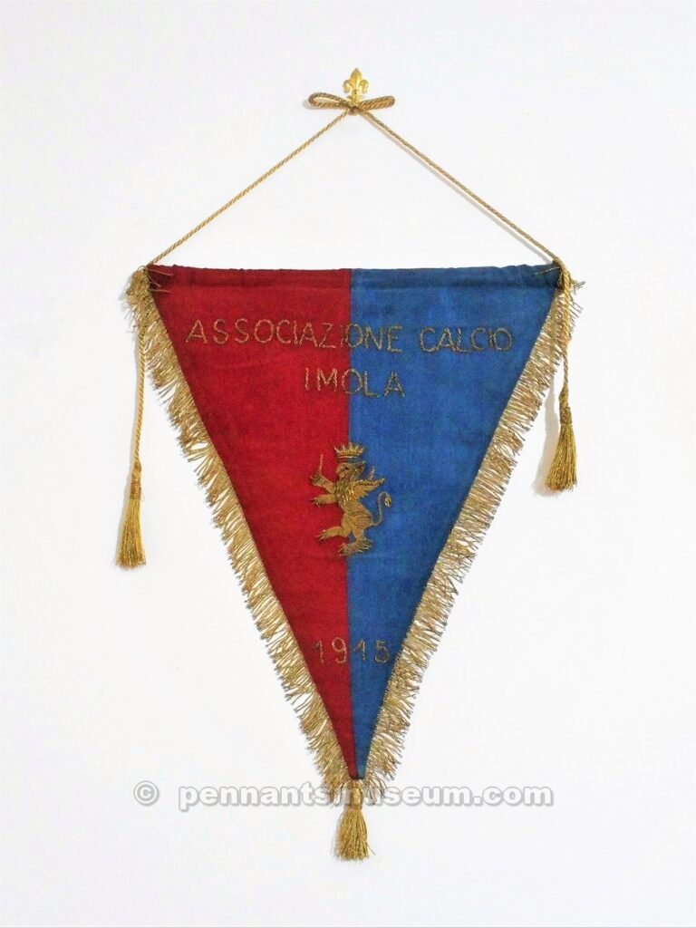 Embroidered pennant in use in the ‘60s