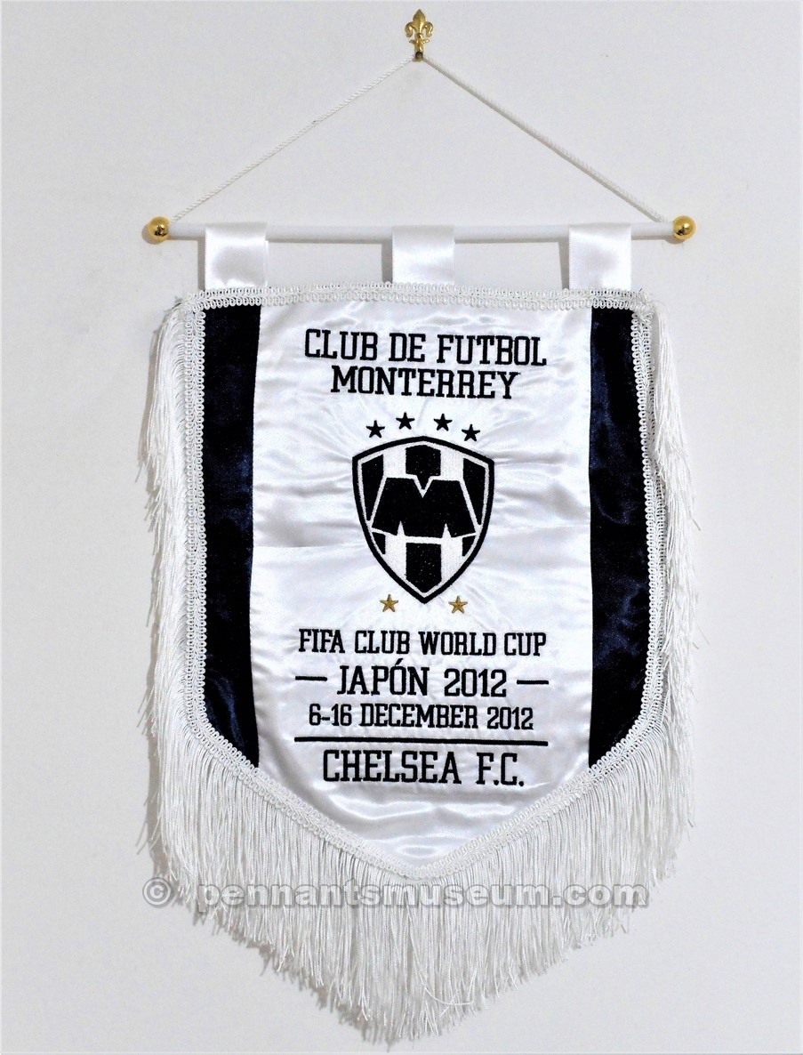 Embroidered pennant issued for the FIFA World club cup semifinal played on the 13th of December 2012