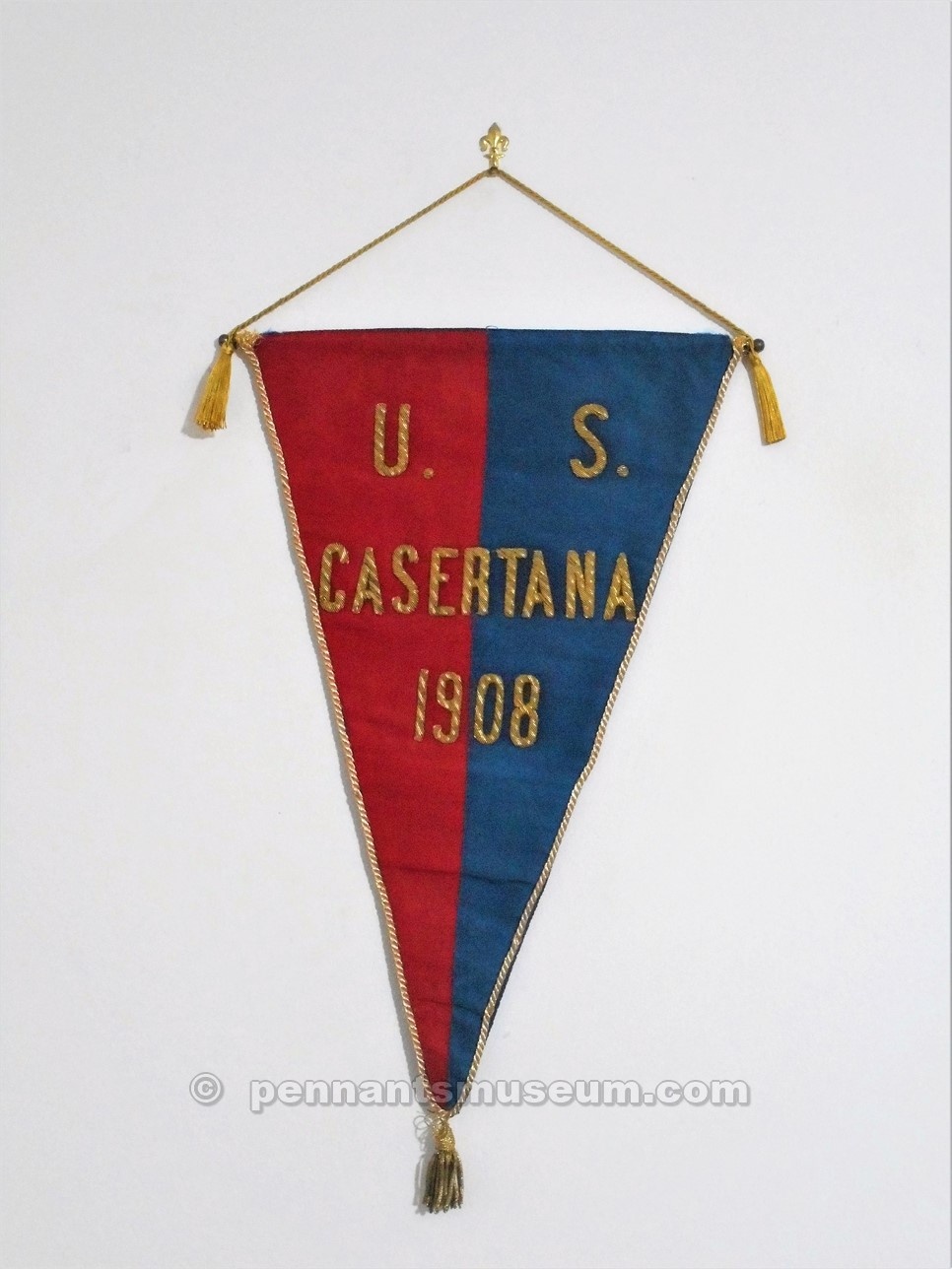 Embroidered pennant In use in the 60s