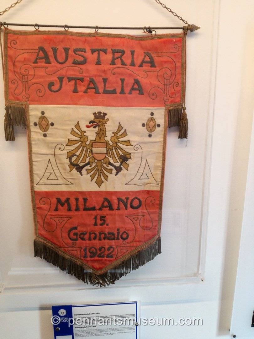 Gagliardetto Italia - Austria 1922