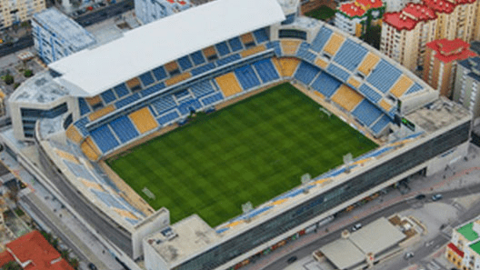 Veduta aerea dello stadio “Nuovo Mirandilla”