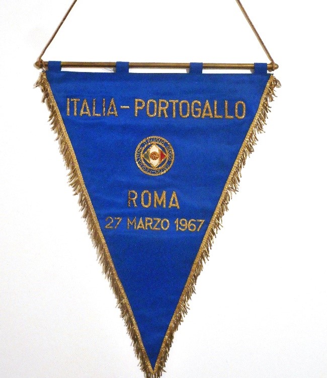 Gagliardetto Italia – Portogallo 1967