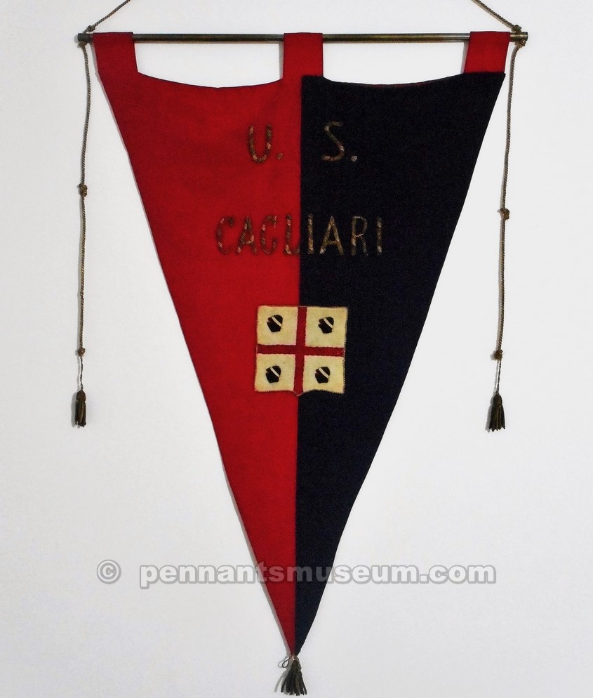Embroidered pennant in use late 50s