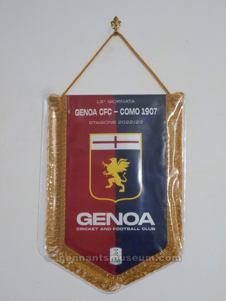 Gagliardetto Genoa - Como serie B 2022-2023